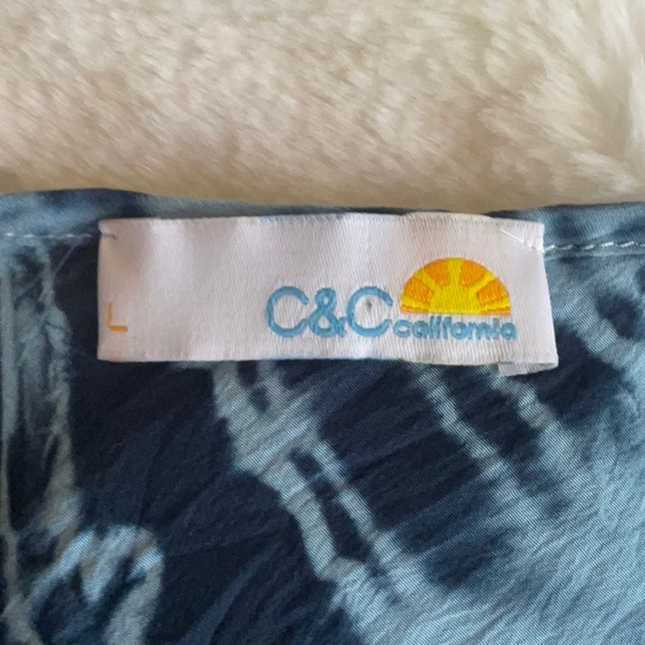 C & C California silk tank L - Picture 5 of 6